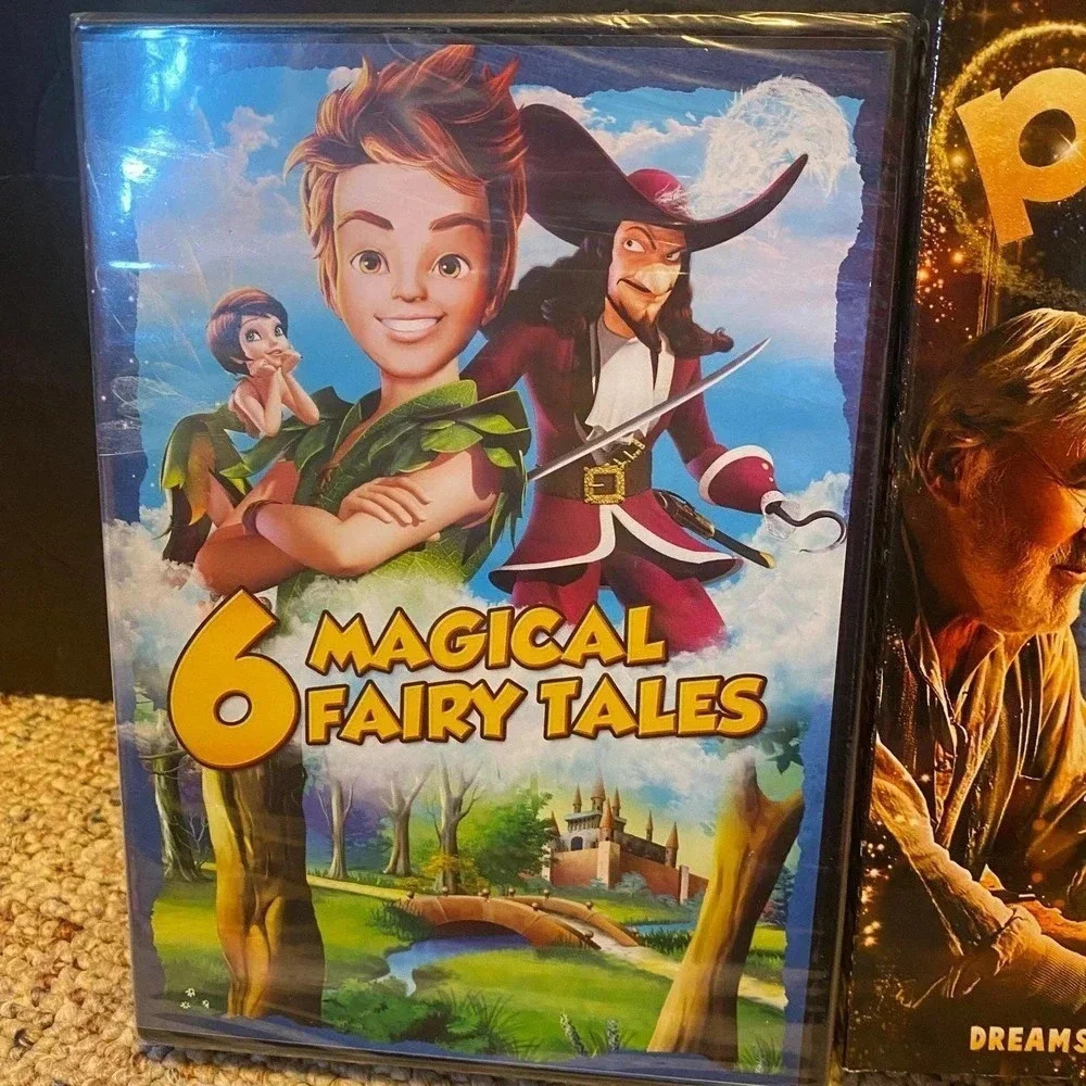2 New DVD MOVIES PINOCCHIO AND 6 Magic Fairy Tales - Picture 2 of 4